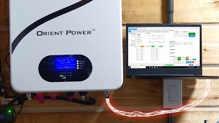 EASY Orient Power lithium battery monitoring on Laptop