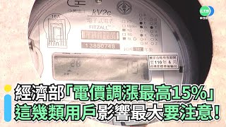 經濟部宣布「電價調漲最高15%」這幾類用戶影響最大要注意！｜👍小編推新聞 20220628