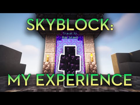 Hypixel Skyblock My Experience Youtube