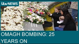 Poignant service at memorial garden marks 25th anniversary of Omagh bombing | ITV News