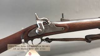 1083 Navy Arms US Springfield M1863 .58 Cal Musket, Rifle [October 18, 2024]