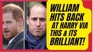 WILLIAM HITS BACK AT HARRY WITH THIS CLEVER MOVE #royalfamily #meghanmarkle #princeharry