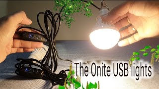 Onite USB LED light unboxing