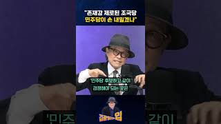 존재감 제로된 조국당 민주당이 손 내밀겠나 [김광일의입]