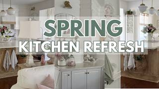 SPRING KITCHEN REFRESH 🌷 Simple Decorating Ideas for a Cozy Seasonal Kitchen
