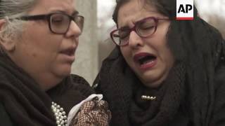 Mock funeral procession on Ash Wed. in Madrid