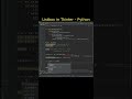 Listbox in Python - Tkinter Listbox #pythonprogramming #tutorial