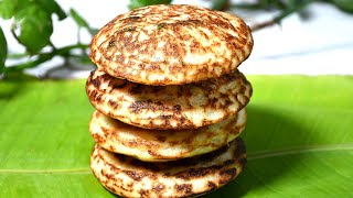 பஞ்சு போல உடனடி பன் தோசை தக்காளி சட்னி - Instant Spongy Bun Dosa-10 Min Breakfasr-Dinner Recipe