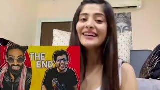 youtube vs tik tok the end reaction | youtube vs tik tok reaction | Carry Minati |VAISHALI TAKKAR