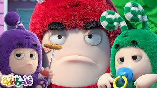 Fuse is a Father?! | Oddbods | Moonbug No Dialogue Comedy Cartoons for Kids