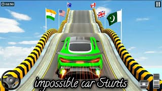 Deadly Race Speed car bumps challenge impossible Stunts.