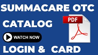 Summacare OTC Catalog 📑 Login & Card