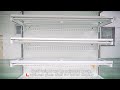 Supermarket and convenience store upright multi-deck open showcase chiller on sale