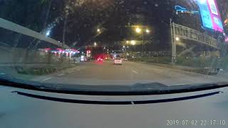 小蟻行車記錄器-夜間錄影 Xiaoyi Dashcam Sample night time recording