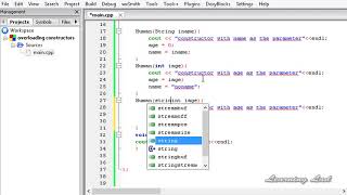 059 Overloading Class Constructors C++ Object Oriented Programming Video Tutorial