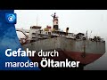 Maroder Öltanker vor dem Jemen laut UN tickende Zeitbombe