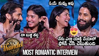 Sai Pallavi, Naga Chaitanya and Thanel Movie Team Fun Interaction With Sameera Bharadwaj