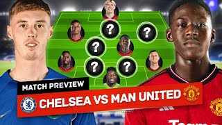 Mainoo vs Palmer! Every Game = MUST WIN! Chelsea vs Man United Tactical Preview