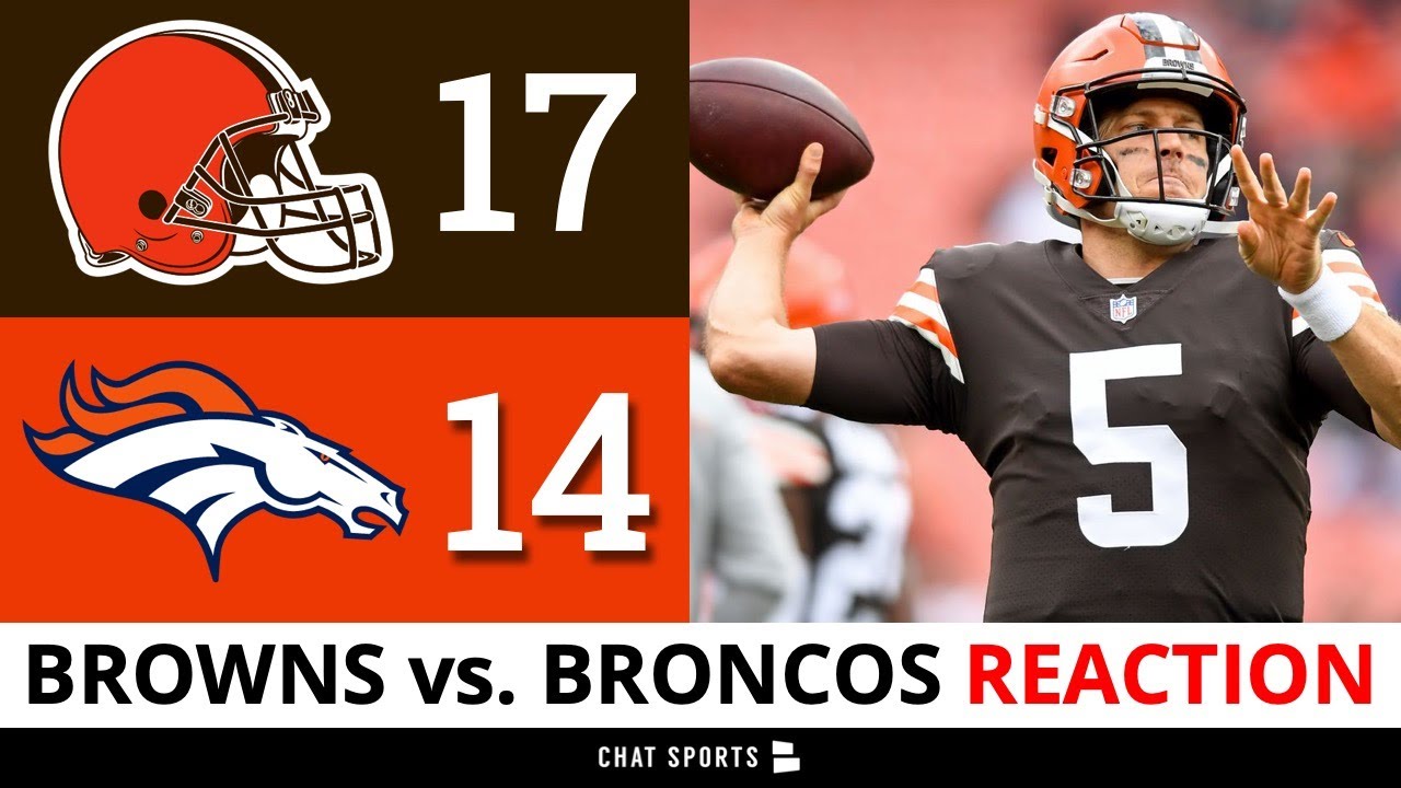 Browns News, Rumors & Week 7 Vs. Broncos Recap Ft. Baker Mayfield ...