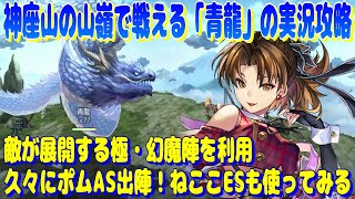 アナザーエデン　神座山の山嶺で戦える「青龍」の実況攻略！魔AZを展開するので久々にポムASを使ってみた。【Another Eden】