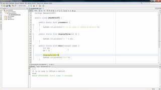 Define a method with a parameter in java
