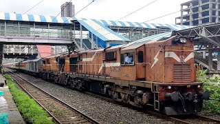 22113 Mumbai LTT - Kochuveli SF Express led by KYN ALCO Twins