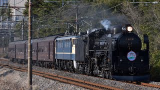 C61 20+EF65 501  敷島・沼田百周年　井野～新前橋駅間通過・津久田～岩本駅間通過・後閑駅通過・上牧駅通過・渋川～八木原駅間通過　