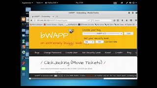 Other Bugs - Clickjacking (Movie Tickets)