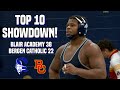 Blair Academy 38 Bergen Catholic 22 | HS Wrestling | Top 10 Nationally Ranked Teams Clash in NJ!