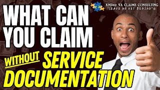What VA conditions can you claim without being documented in service?