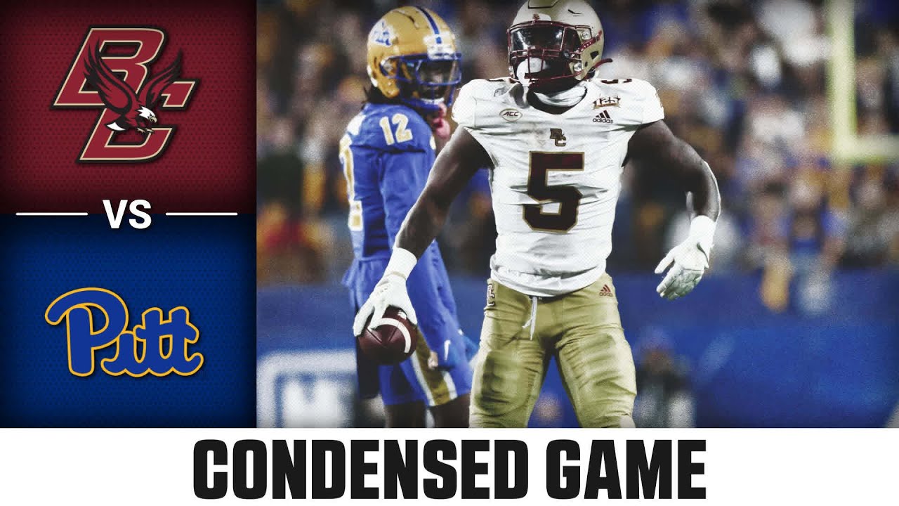 Boston College Vs. Pitt Condensed Game | 2023 ACC Football - YouTube