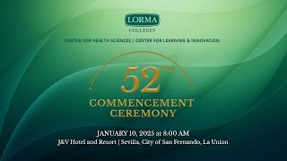 52nd Commencement Ceremony (January 10, 2025)