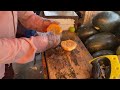 fruit ninja of muskmelon amazing muskmelon fruits cutting skills indian street food in 2023