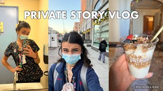 VLOGMAS 12 | vlogging like your on my private snapchat story- in between shifts!