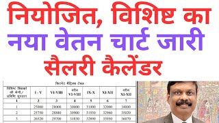 सैलरी कैलेंडर जारी, नियोजित, विशिष्ट का नया वेतनमान हुआ निर्धारित, विभाग ने सैलरी चार्ट जारी किया