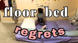 WATCH THIS BEFORE YOU GET A FLOOR BED!!! Don’t regret getting a floor bed instead of a crib