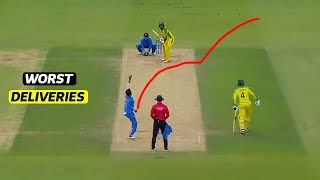 Top 10 Worst Deliveries In Cricket History | Bad Deliveries In Cricket Ever