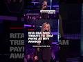 Rita Ora pays tribute to Liam Payne at MTV awards