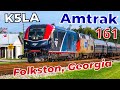 Folkston Amtrak Trains w/ Cool Horn Shows!