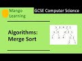 Explanation of the merge sort algorithm