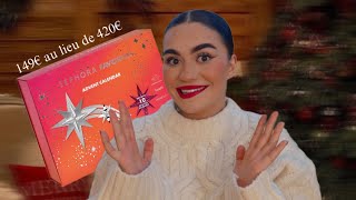 Unboxing calendrier Sephora - il vaut le coup ?  🥂🎄🎁