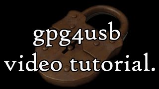 gpg4usb complete tutorial