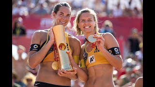 Ludwig \u0026 Walkenhorst win gold to complete 'Triple Crown'