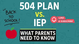 📘 Understanding 504 Plans & IEPs: A Parent’s Essential Guide