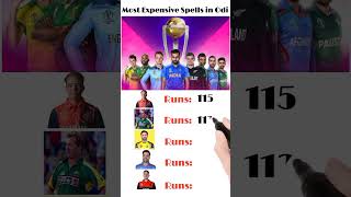 Most Expensive Spells in Odi cricket #shorts #cricket #viral #trending #ytshorts #youtubeshorts