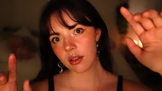 ASMR Cozy and Safe Affirmations For Sleep 😴 (low light, mic brushing)