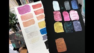 live: Maryland art retreat show\u0026tell + swatching of new products