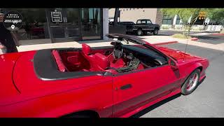 1992 Chevrolet Camaro Z28 Convertible Top Operation