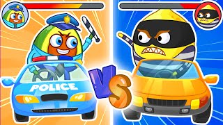 Police Car Toy 🚓👮‍♀️ || Funny Stories for Kids by Pit \u0026 Penny 🥑