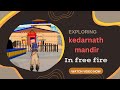 explore kedarnath mandir🕉️🔱 in free fire craftland map #free fire #gaming #craftland #trending #new